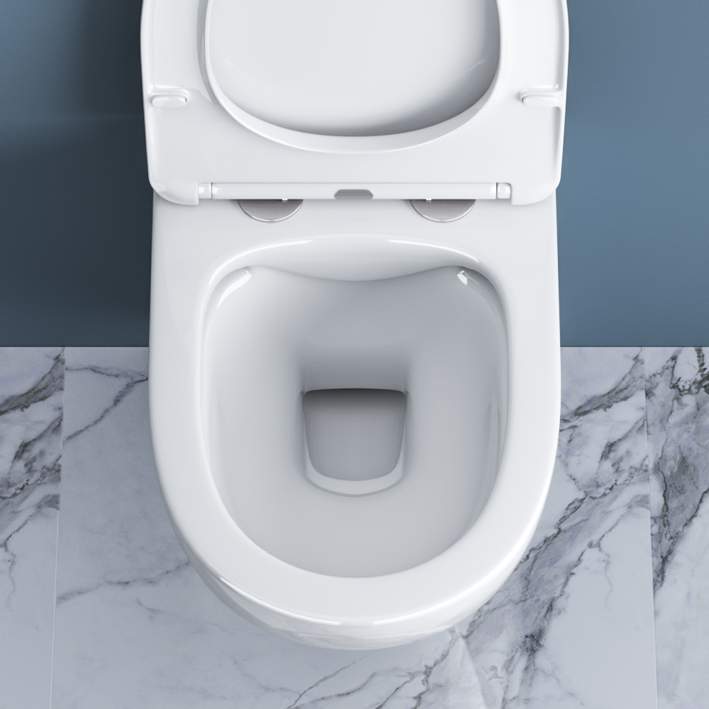 Унитаз подвесной безободковый BelBagno AMANDA BB051CHR/BB051SC - Gidratop.ru изображение