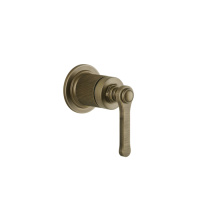 GESSI VENTI20 смеситель встраиваемый, однорычажный, внешняя часть, цвет Antique Brass - Gidratop.ru изображение