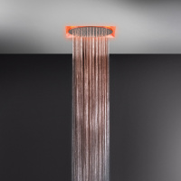 GESSI Minimali/ Afilo накладная панель Oslash;350 мм,для встраив в потолок душ системы 57803/57601/57603 цвет: Mirror Steel - Gidratop.ru изображение