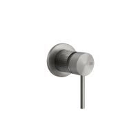 GESSI 316 встраиваемый смеситель на 1/2 на 1 источник (внешняя часть), цвет: steel brushed - Gidratop.ru изображение