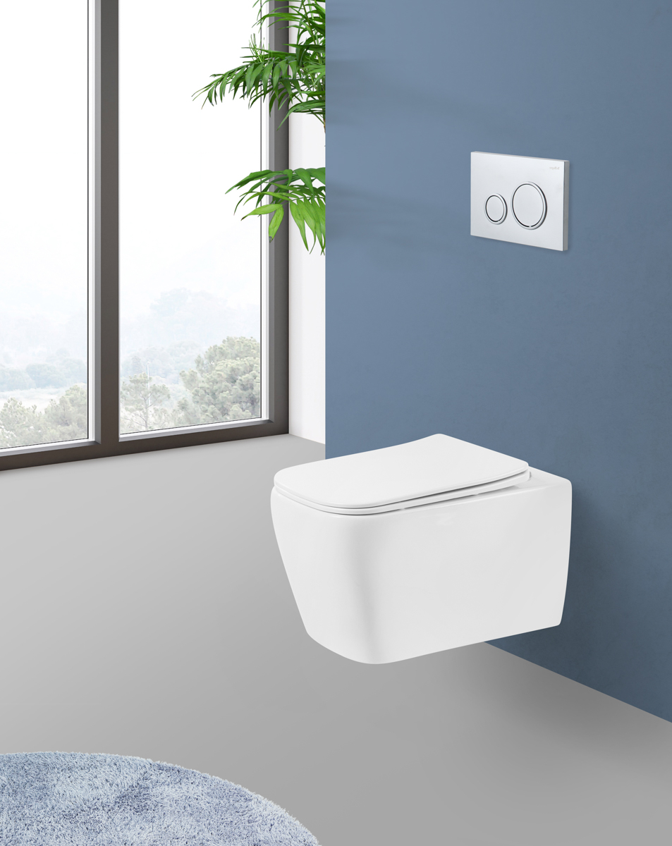Унитаз подвесной безободковый BelBagno VENETO BB132CHR/BB132SC - Gidratop.ru изображение