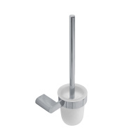 STYLUS-TBS-V-01 Ёршик для унитаза, подвесной, стекло, исполнение хром - Gidratop.ru изображение