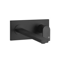 Gessi Emporio Via manzoni внешняя часть для настенного смесителя с длинным изливом, без донного клапана, цвет: Black XL - Gidratop.ru изображение