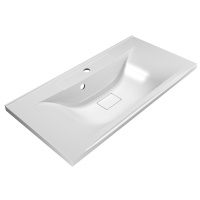 Раковина из литьевого мрамора, 900x450x150, BB900/450-LV-MR-PR - Gidratop.ru изображение