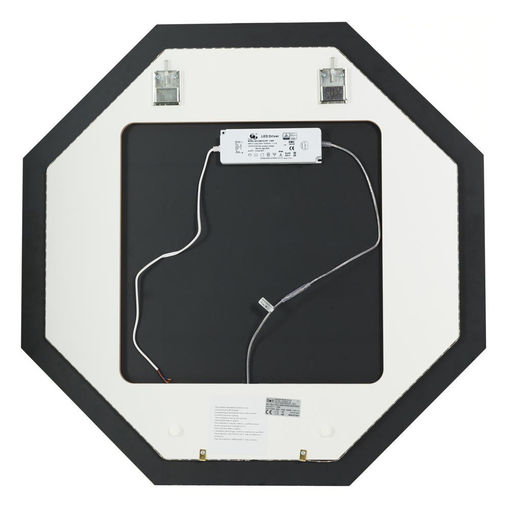 Зеркало со встроенной LED подсветкой  45079, 80x80x3 - Gidratop.ru изображение