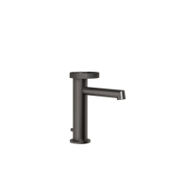 Gessi Anello смеситель для раковины с донным клапаном и соединительными шлангами, цвет Black Metal Brushed PVD - Gidratop.ru изображение