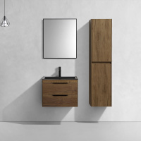 База под раковину Chiara 2D 600 подвесная, 2 выкатных ящика soft-close, T.Oak - Gidratop.ru изображение