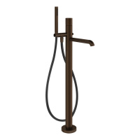 GESSI HABITO DIAMANTATO смеситель для ванны напольный, однорычажный, цвет Dark Bronze - Gidratop.ru изображение