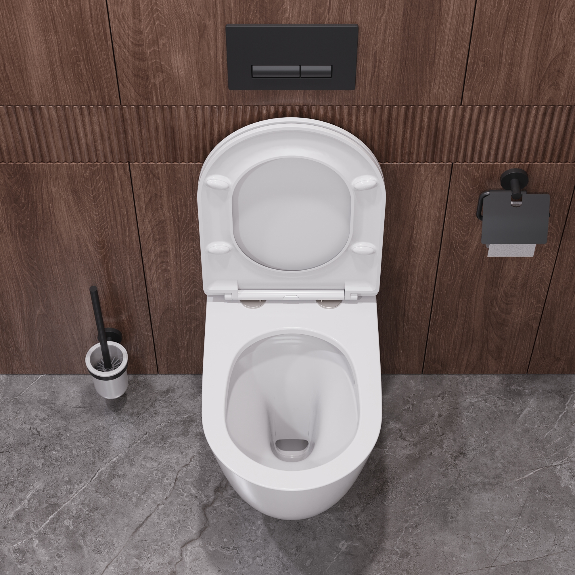 Унитаз подвесной безободковый с сиденьем CEZARES RELAX CZR-3806-53-TH-TOR/SC - Gidratop.ru изображение