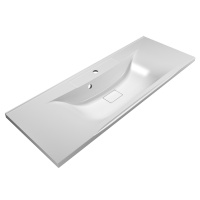 Раковина из литьевого мрамора, 1200x450x150, BB1200/450-LV-MR-PR - Gidratop.ru изображение