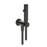 Gessi Cono комплект гигиенического душа, цвет: Black Metal Brushed PVD - Gidratop.ru изображение