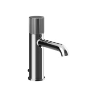 GESSI HABITO RIGATO смеситель для раковины на 1 отверстие, однорычажный, в комплекте с донным клапаном, цвет хром - Gidratop.ru изображение
