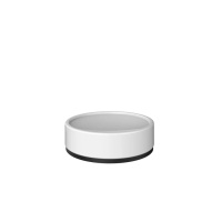 GESSI INCISO мыльница настольная, цвет: белый/nero XL