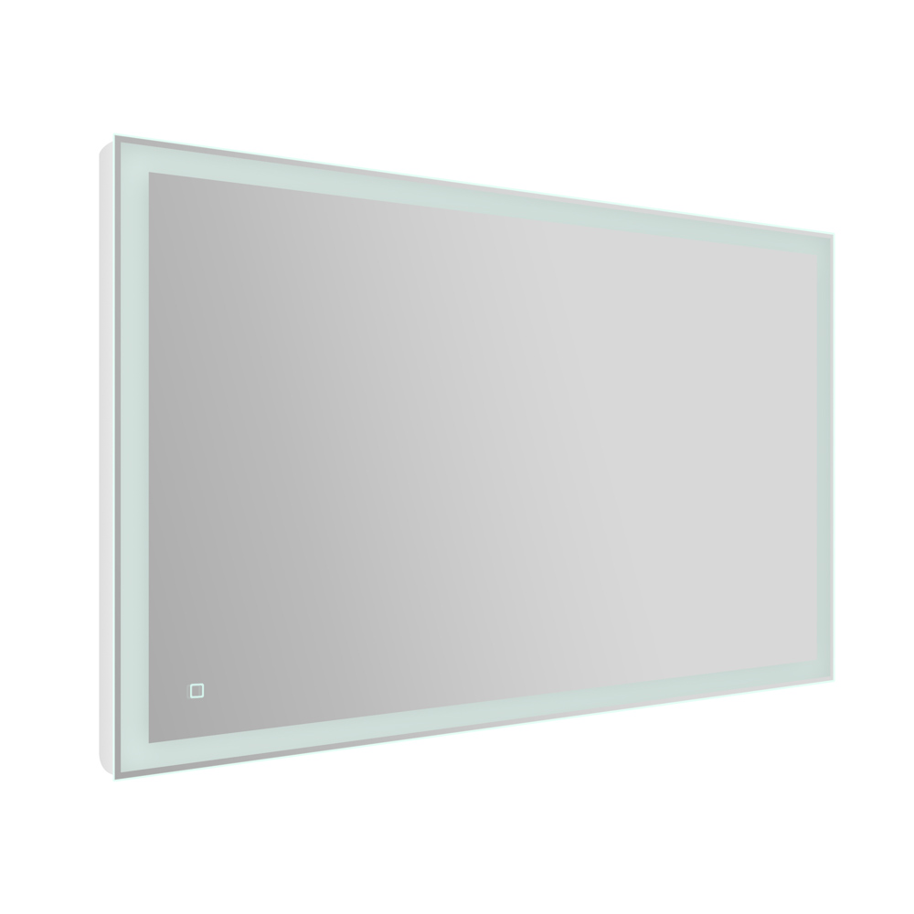 Зеркало с встроенным светильником и сенсорным выключателем SPC-GRT-900-600-LED-TCH, 12W, 220-240V, 900x30x600 - Gidratop.ru изображение