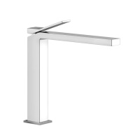 Gessi Rettangolo K смеситель для раковины на 1 отверстие, излив 213мм, цвет: хром - Gidratop.ru изображение