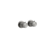 GESSI 316 внешняя часть термост. смесителя на 3 потребителя, Steel Brushed - Gidratop.ru изображение