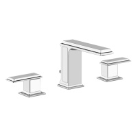 Gessi Eleganza смеситель для раковины на 3 отверстия с донным клапаном, цвет: хром - Gidratop.ru изображение