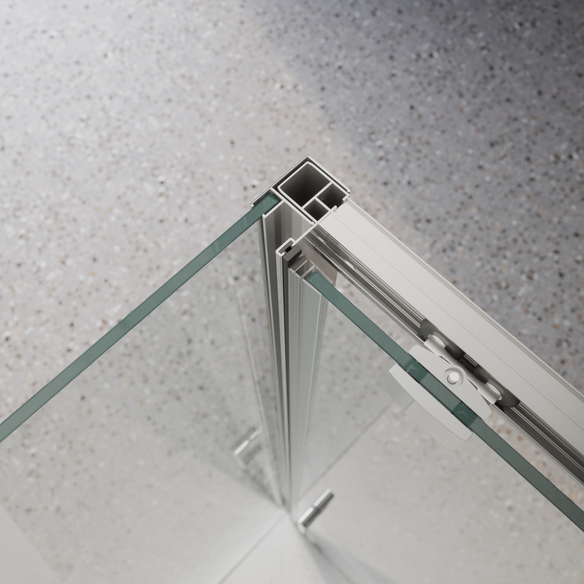 Душевой уголок BelBagno LUCE-AH-1-140/100-C-Cr - Gidratop.ru изображение