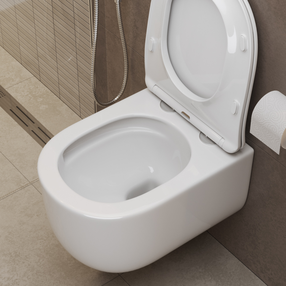 Унитаз подвесной безободковый BelBagno SOFT-TOR BB084CH-TOR/BB2034SC - Gidratop.ru изображение