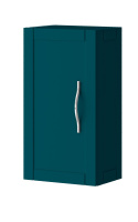 TIFFANY Шкафчик подвесной с одной распашной дверцей, реверсивный 54959 Blu Petrolio, 30x20x55 - Gidratop.ru изображение