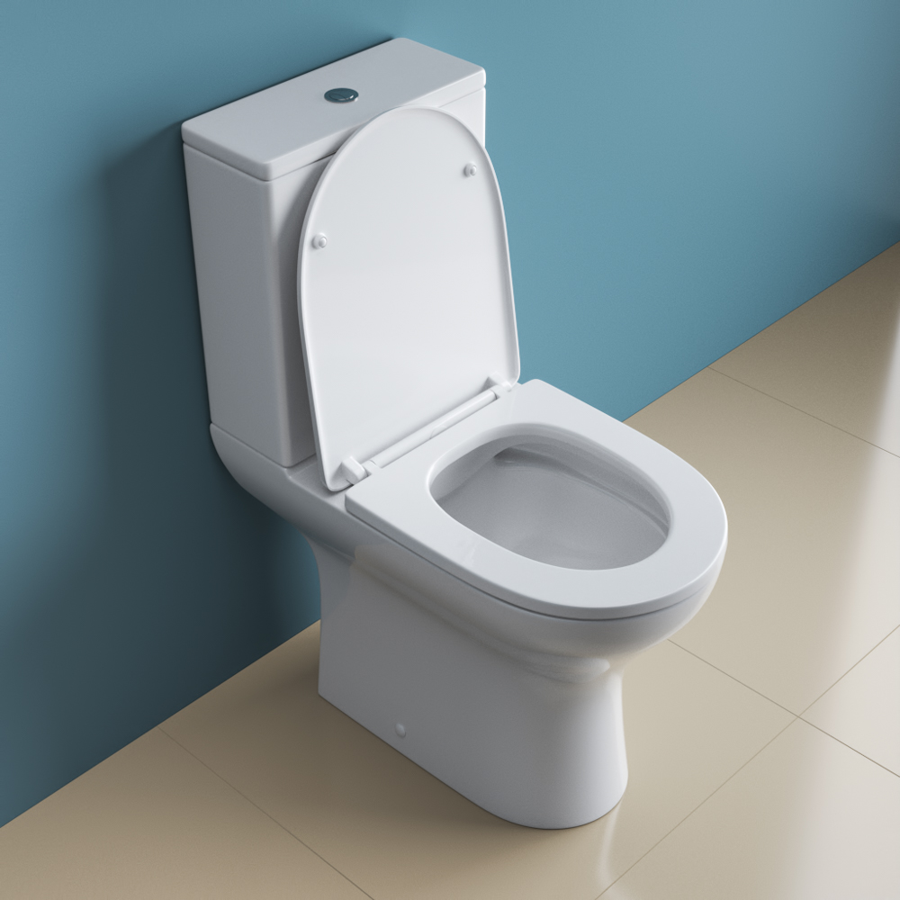 Унитаз-компакт безободковый BelBagno LOUNGE BB045CPR/SC/BB045/051T - Gidratop.ru изображение