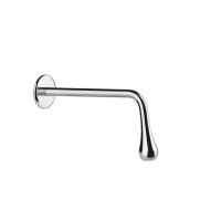 Gessi Goccia настенный излив 250мм, для монтажа с удаленным управлением 33700/33743 (не входит в комплект), цвет: хром - Gidratop.ru изображение