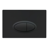 Кнопка смыва BB054NERO, чёрная матовая - Gidratop.ru изображение