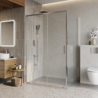Душевой уголок BelBagno LUCE-AH-1-130/100-C-Cr - Gidratop.ru изображение