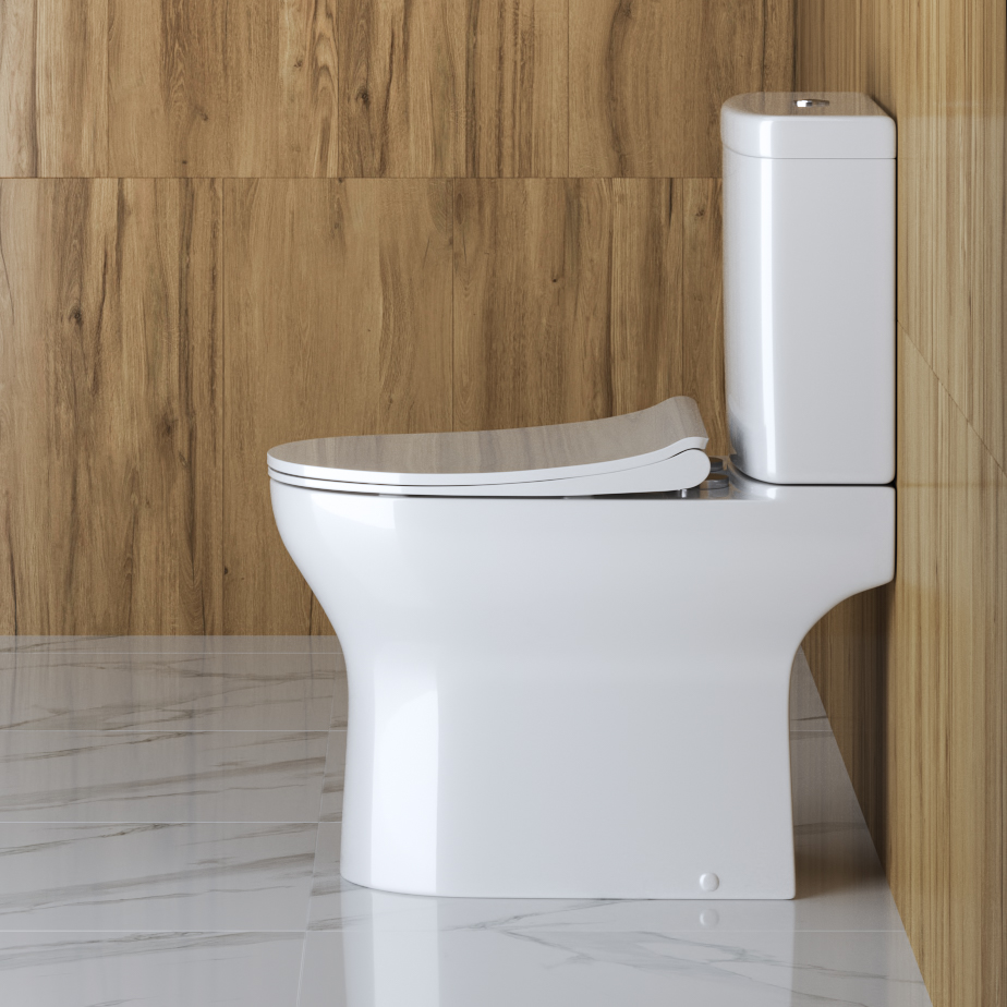 Унитаз-компакт безободковый BelBagno STEAM BB130CPR/SC/BB130T - Gidratop.ru изображение