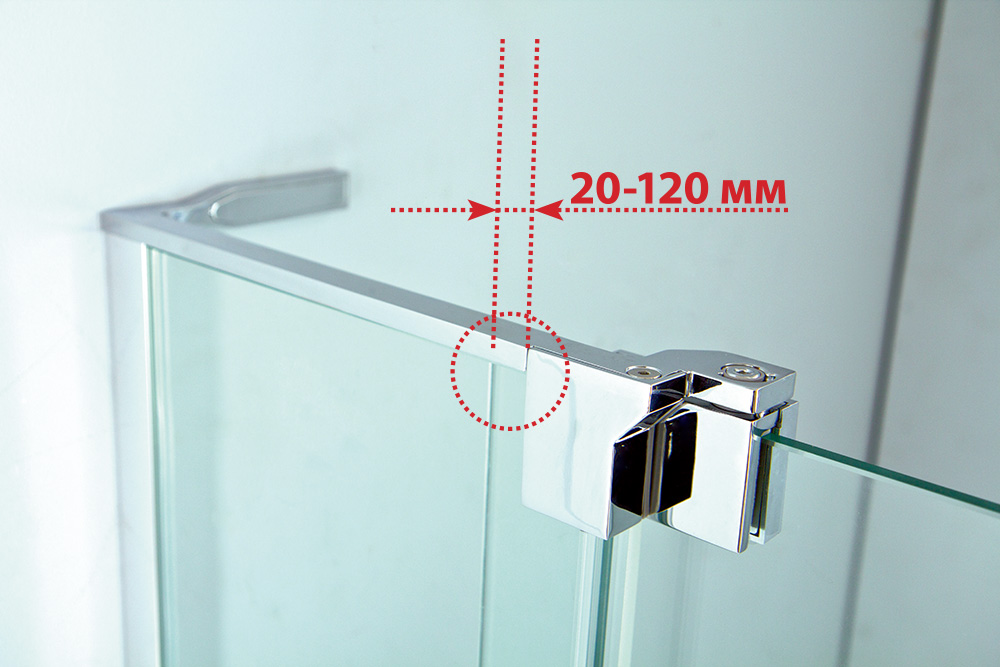 Душевой уголок CEZARES SLIDER-AH-2-70/80-80/90-C-Cr - Gidratop.ru изображение