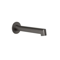 Gessi Ingranaggio настенный излив для ванны, цвет Black Metal Brushed PVD - Gidratop.ru изображение