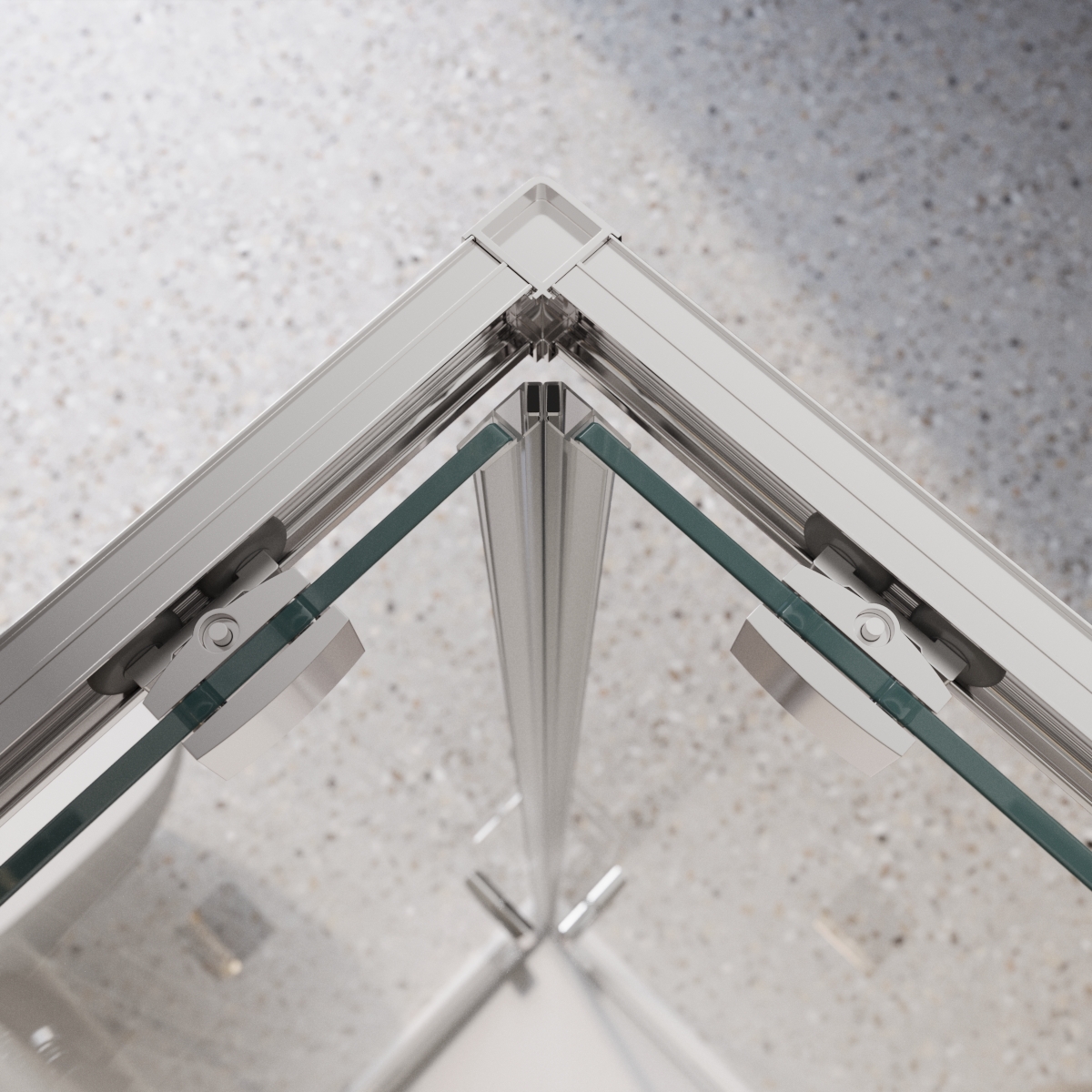 Душевой уголок BelBagno LUCE-AH-21-150/90-C-Cr - Gidratop.ru изображение