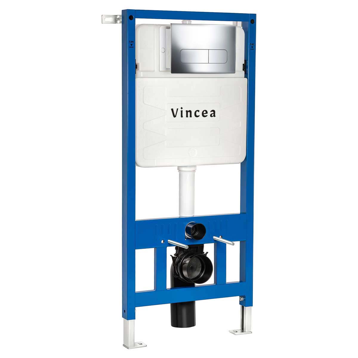 Инсталляция для подвесного унитаза Vincea VIS-601, 500*1112, цвет сине-белый - Gidratop.ru изображение