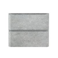 ALBANO База под раковину подвесная с двумя выкатными ящиками, Cemento Verona Grigio, 600x450x500, ALBANO-600-2C-SO-CVG - Gidratop.ru изображение