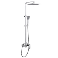 Душевая стойка ABBER Wasserfall AF8616L с изливом, хром - Gidratop.ru изображение