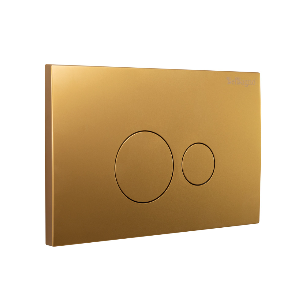 Кнопка смыва BB083ORO.MAT, матовое золото - Gidratop.ru изображение