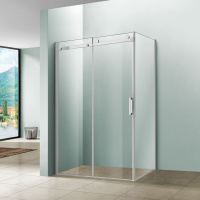 Душевой уголок Como VSR-1C8014CL, 1400*800, хром, стекло прозрачное - Gidratop.ru изображение