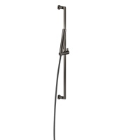 GESSI INCISO штанга в комплекте с душевой лейкой, шланг 1,50 м, цвет: nero XL - Gidratop.ru изображение