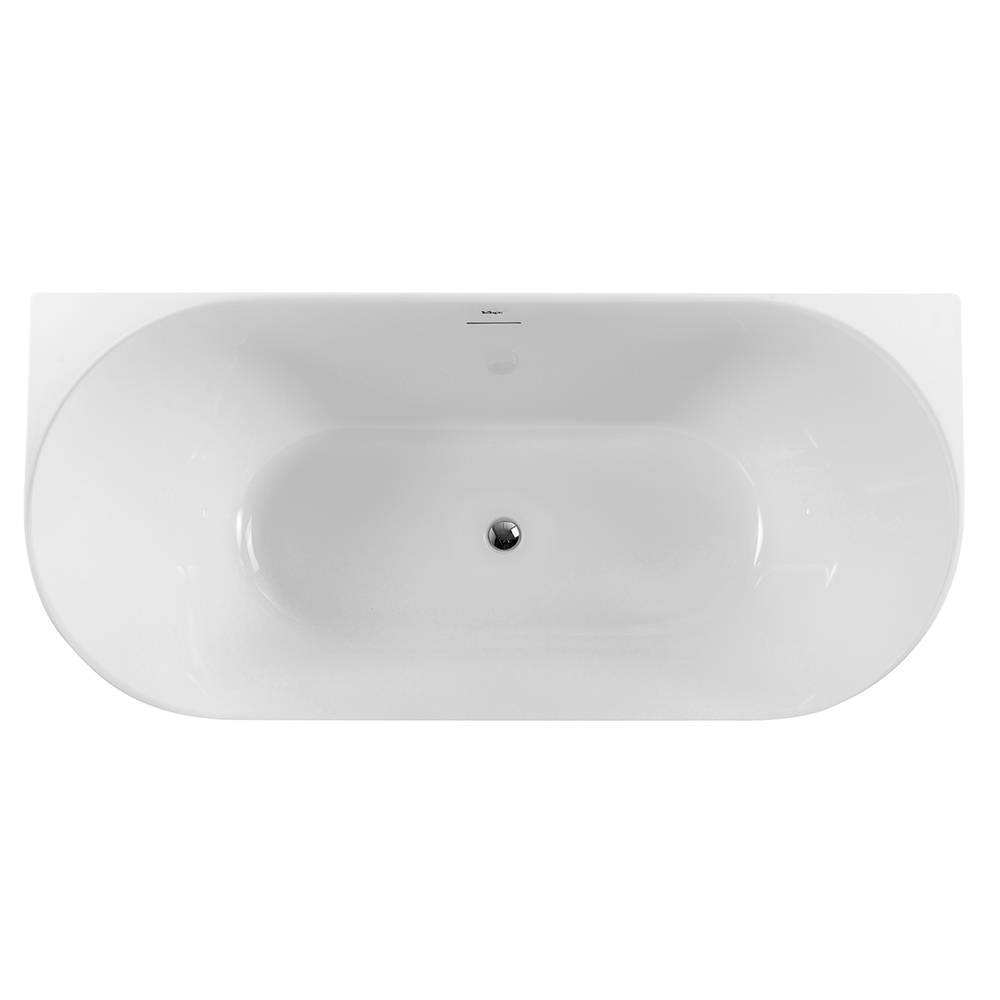 Акриловая ванна BELBAGNO BB412-1700-800, пристенная - Gidratop.ru изображение