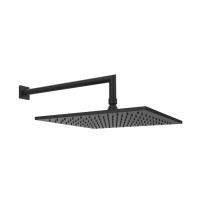 Gessi Emporio shower верхний душ для настенного крепления, поворотная, с защитой от известкового налёта, цвет: Black XL - Gidratop.ru изображение