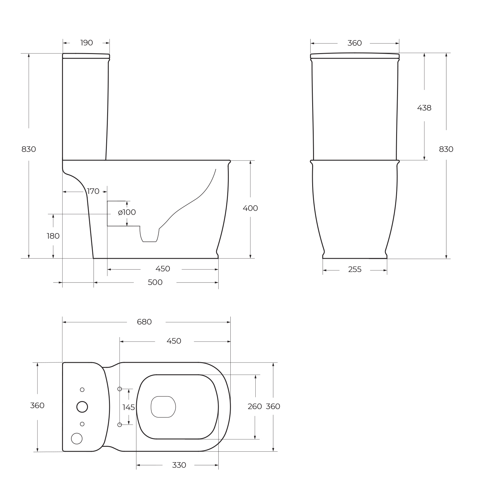 Унитаз-компакт безободковый BelBagno PRADO BB10150CP/BB10150SC - Gidratop.ru изображение
