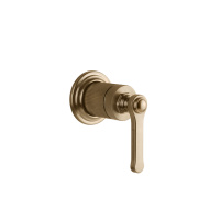 GESSI VENTI20 смеситель встраиваемый, однорычажный, внешняя часть, цвет Warm Bronze Br. PVD - Gidratop.ru изображение