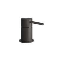 GESSI 316 смеситель настольного монтажа для удаленного управления, цвет: brushed black metal pvd - Gidratop.ru изображение