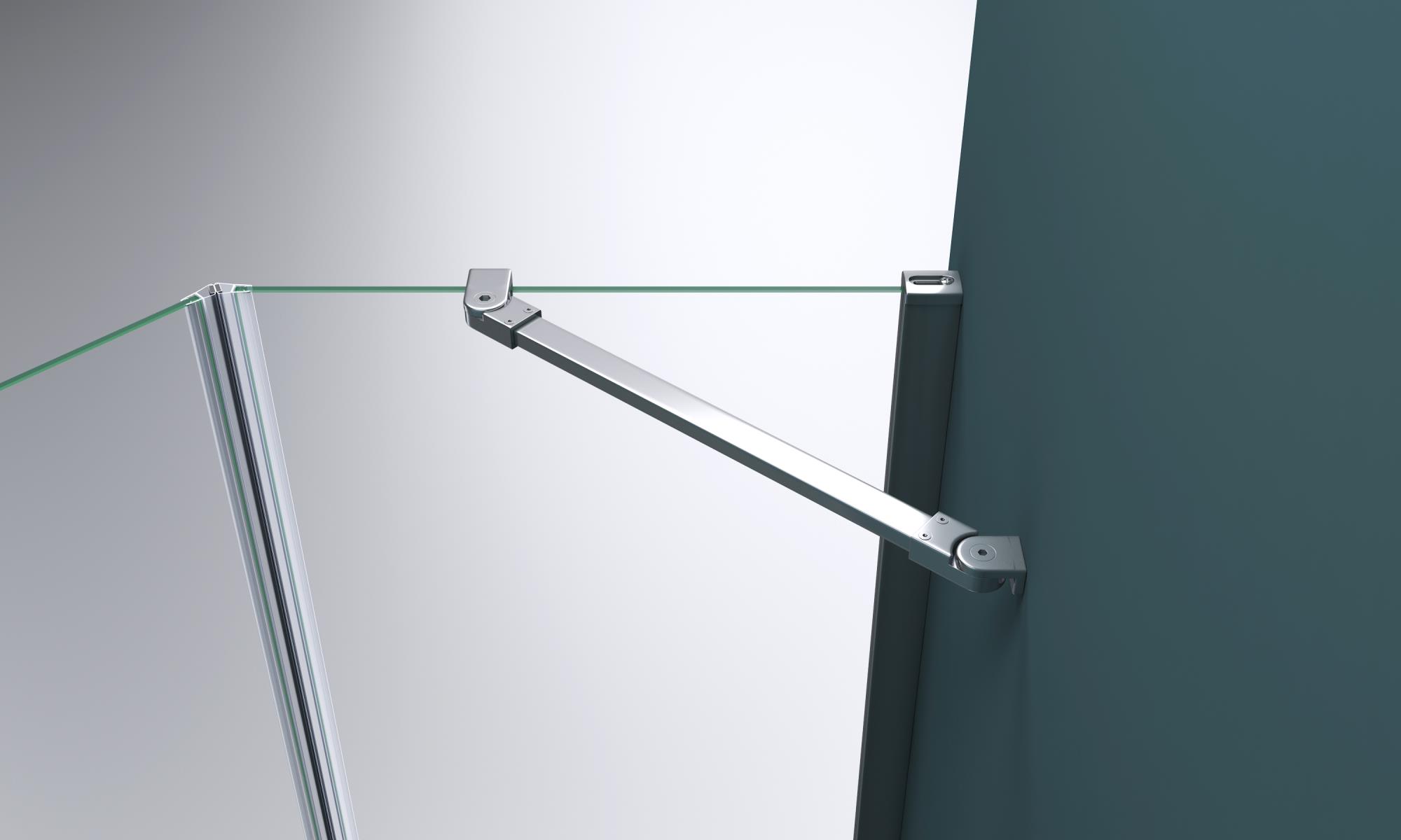 Душевой уголок BelBagno KRAFT-P-1-100-C-Cr-R - Gidratop.ru изображение