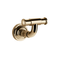GESSI VENTI20 крючок двойной, цвет Warm Bronze PVD - Gidratop.ru изображение