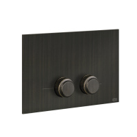 GESSI VENTI20 клавиша смыва для унитаза двойная, для инсталляций Geberit Sigma8 и Sigma12, цвет Aged Bronze