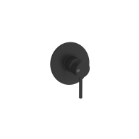 Gessi Emporio Via tortona внешние части для настенного смесителя на 1 позицию, цвет: Black XL - Gidratop.ru изображение