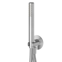 Newform X-STEEL 316 Ручной душ, кронштейн-уголок 1/2", шланг: 150 см, цвет: INOX