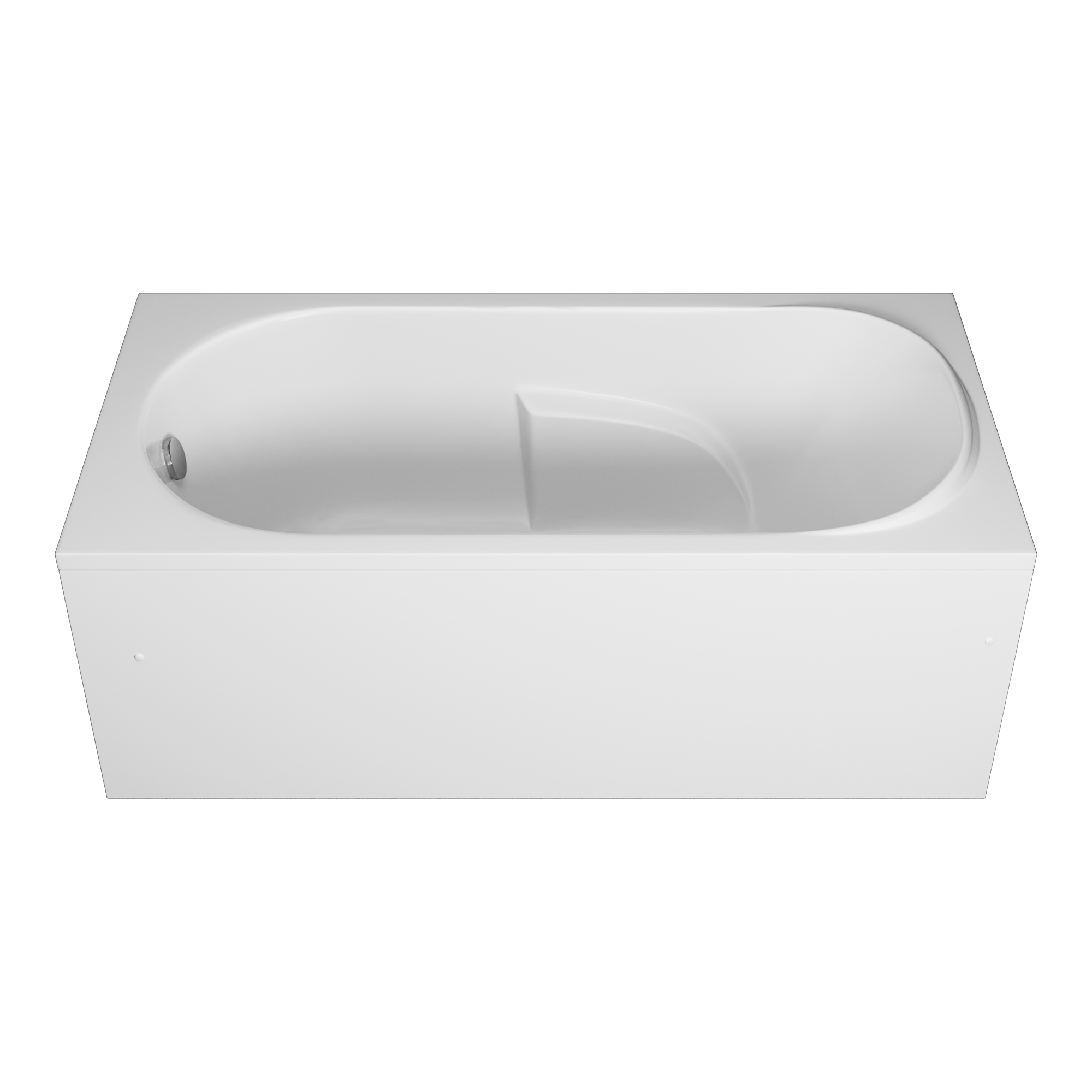 Ванна акриловая Vincea VBT-2A150-LG с ножками 1500*750*470, пристенная, цвет белый - Gidratop.ru изображение