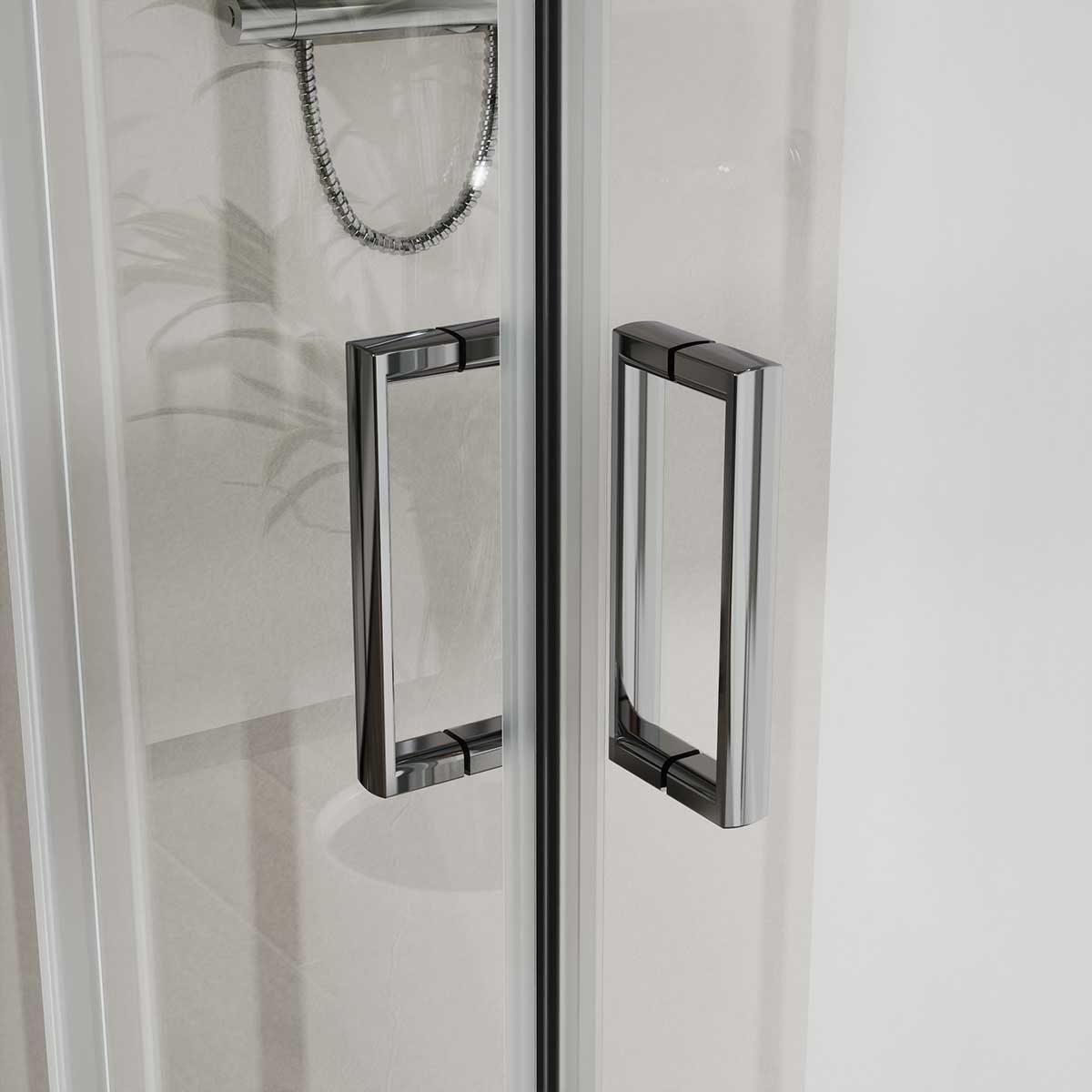 Душевой уголок City VSS-5CT800CL, 800*800, хром, стекло прозрачное - Gidratop.ru изображение